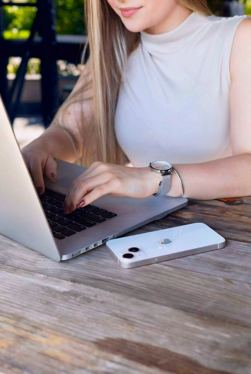 Nutricionista trabalhando